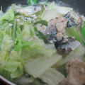 miyuki12's cooksnap of when they made 白菜とさば缶の炊いたの（おつゆ風）.