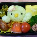 yu-ka-mama's cooksnap of when they made サボカッパ＊キャラ弁.