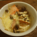 ちゃんみる's cooksnap of when they made 鮭とキノコの豆乳チーマヨ焼き♪.