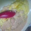 たろすけちゃん's cooksnap of when they made 明太子(たらこ)簡単クリームオムライス.