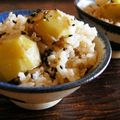 cafe0305's cooksnap of when they made 秋の味覚　＊栗ご飯＊.