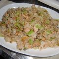 星空ひつじ's cooksnap of when they made 昆布つゆとマヨネーズで鮭チャーハン☆.