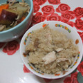 shaanti's cooksnap of when they made さんまとキノコのご飯.