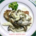 ３びきの子ぶたのまま's cooksnap of when they made *鶏肉のきのこクリームソース＊.