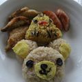 ゴマやん's cooksnap of when they made キャラ弁 リラックマ.