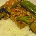 ずさこ's cooksnap of when they made 夏野菜と鶏挽肉のカレー.