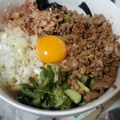 hozunyam's cooksnap of when they made 掴め男の胃袋！うどんde台湾まぜそば.