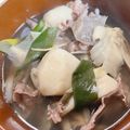 あんまかろん☆'s cooksnap of when they made 山形の芋煮☆牛肉・醤油味.