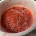 クックK0EAD7☆'s cooksnap of when they made 砂糖不使用☆レンジでいちごジャム☆離乳食.