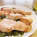 みっくママ's cooksnap of when they made 楽うま♪鮭のレンジ蒸し.
