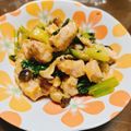 あきもみじ's cooksnap of when they made レンジで簡単♪豚肉と小松菜のみぞれ煮.