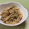 ビートルズ食堂's cooksnap of when they made もやしときのこのオイソごま油炒め.