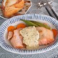 バカリャウ's cooksnap of when they made 塩レモン☆サーモンのワイン蒸し生姜マヨで.