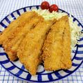 在宅勤務のおじさん's cooksnap of when they made バッター液でふわふわ鯵フライ.