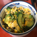 エセベジタリアン's cooksnap of when they made 意外に合う！きゅうりとたまごの炒め物.