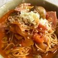 おじ☆さん's cooksnap of when they made 濃厚♪トマトクリームチーズパスタ☆.