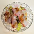 なめこおろし's cooksnap of when they made 野菜たっぷり 鯛のカルパッチョ.