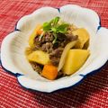 Laufen's cooksnap of when they made 甘辛～♪我が家の肉じゃが.