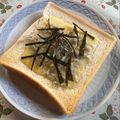yesmama's cooksnap of when they made ちりめんじゃこ（しらす）トースト♬.