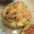 ＊ｈａｎａｃａｆｅ＊'s cooksnap of when they made 豆腐と鮭のヘルシーひりょうず？お焼き風？.