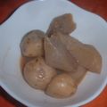 Jock's cooksnap of when they made 里芋とコンニャクの田楽風味噌煮.