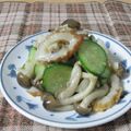 ふんわりしょこら's cooksnap of when they made ちくわと塩もみキュウリの味噌和え.