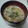 空豆あられ's cooksnap of when they made キャベツと牛乳de豚汁　「キャベとん」　.