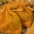 ◇さっちん◇'s cooksnap of when they made 油揚げの焼き巾着♡納豆チーズ青じそしらす.