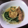 yuljasmine825's cooksnap of when they made ほっとする味。厚揚げと水菜の煮物.