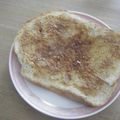 3姉妹ちゃんママ's cooksnap of when they made きなことケーキシロップのトースト.