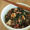 ぴよのふ's cooksnap of when they made カブの葉とエリンギの炒めかけごはん.