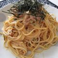 たのすけどの's cooksnap of when they made 桃ラーで冷製ツナマヨパスタ.
