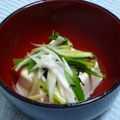 こり～'s cooksnap of when they made あるものでつまみ～ネギ昆布温やっこ.