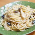 ななクレープ's cooksnap of when they made 黒豆ときのこの味噌マヨパスタ♪♪.