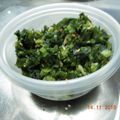 のりこ♪'s cooksnap of when they made レンジで簡単☆大根の葉とわかめのふりかけ.