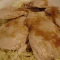 erukoroge's cooksnap of when they made キャベツを食べよう☆鶏ムネ肉の生姜焼き.