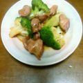 みみりん♪♪'s cooksnap of when they made ブロッコリーと砂肝のにんにく炒め.