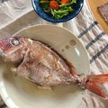 でふでふでふ's cooksnap of when they made フライパンでおいしい☆鯛の塩焼き➕コツ.