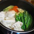 バカリャウ's cooksnap of when they made 水餃子とキャベツの簡単なべ.