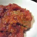 柳さき's cooksnap of when they made あっさりトマト煮込みハンバーグ.