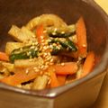 こはがえる's cooksnap of when they made 干しきゅうりのきんぴら.