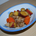 サオリ's cooksnap of when they made 鶏手羽とさつまいもの秋色煮物.