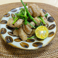 うりとく's cooksnap of when they made 鳥皮のから揚げ.