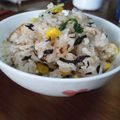 もるみん's cooksnap of when they made ツナとひじきの田舎風炊き込みご飯.