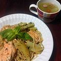 nessy♪'s cooksnap of when they made 簡単＆本格派☆スパゲッティージェノベーゼ.