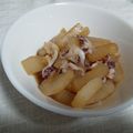 まぶたん's cooksnap of when they made 大根とイカ下足のこってり煮付け.