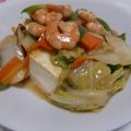 ひよこぴょんぴょん's cooksnap of when they made １００ｇあったら海老（豆腐&白菜あん）.