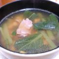 qoouru's cooksnap of when they made -あっさり旨っღ小松菜コーンスープ-.