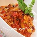 ゆみぴよん's cooksnap of when they made さっぱりバジルとトマトのパスタ★.