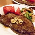 ルリナ's cooksnap of when they made ガーリックステーキ★(*^-ﾟ)v.
